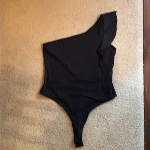 Victoria’s Secret one shoulder thong bodysuit